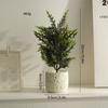 Simulação Planta Decoração Nórdica Pequeno Vaso Planta Escritório Sala de Estar Desktop Interior Bonsai Decoração Biônico Flor Falsa Planta Verde