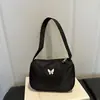 Bolso Pequeño Versátil para Mujer, Bolso Negro de Moda Tendencia Verano 2026, Bolso Casual para Hombro/Debajo del Brazo para Viajes Diarios