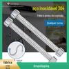 4 pontos tubo de entrada quente e frio mangueira tubulação de água vaso sanitário aquecedor de água entrada e saída tubo 304 fole de aço inoxidável