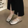 Zapatos de Moño con Falda, Zapatos de una Sola Pieza Cómodos, Nuevos Zapatos Mary Jane Estilo Francés Dulce y Suave Primavera y Verano 2025