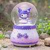 Caja de Música Bola de Cristal Congelada de Unicornio Nieve Moca Niña Adornos de Escritorio para el Hogar Regalo