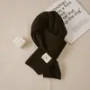 Lenço pequeno estilo ins coreano para meninas, lã tricotada para outono e inverno, aquecedor de pescoço versátil estilo coreano para estudantes, em estoque