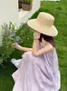 Vestido de Playa para Primavera/Verano con Flores de Naranjo, Nuevo Estilo Coreano, Sensación de Lujo, Corte Holgado, Favorecedor y Etéreo 2609-1