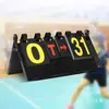 Marcador Baloncesto Marcador de Baloncesto Marcador de Tarjetas Giratorias Competición de Tenis de Mesa Marcador de Mesa de Tenis de Mesa con Tapa Giratoria