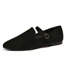 Zapatos planos de gamuza cómodos sin cordones 2026 otoño transfronterizos talla grande punta fina suela blanda casual para mujer en stock