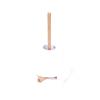Suporte de Papel Toalha de Cozinha Phyllostachys pubescens Suporte Longo de Rolo de Papel de Bambu Sólido Suporte de Rolo de Papel Doméstico Estilo Europeu Suporte de Rolo de Papel Toalha