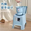 Taburete de Inodoro de Plástico para Personas Mayores y Mujeres Embarazadas, Asiento de Inodoro Simple y Portátil, Taburete para Inodoro de Sentadilla, Escupidera para Interiores