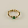Traje de joyería simple de acero de titanio transfronterizo de 18k para mujer, anillo de circonita de acero inoxidable INS, pulsera de alta gama, joyería al por mayor