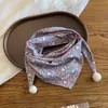 Cachecol para Bebê para Outono e Inverno, Novo Cachecol Triângulo Versátil para Meninos e Meninas, Cachecol Quadrado Fofo e Quente, Protetor de Pescoço para Bebê Estilo Coreano