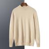 Novo Suéter de Cashmere Gola Alta para Outono e Inverno para Homens, Suéter de Lã Pulôver, Suéter Quente Camada Base, Suéter de Cashmere de Inverno para Homens