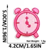 Patch de Tecido Bordado Dia dos Namorados Seta do Amor Coração Rosa Laço Patch para Decoração de Roupa Chapéu