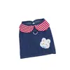 Ropa de Mascota de Mezclilla para Primavera y Verano para Gatos, Teddy, Pomerania, Maltés, Perros Pequeños de Taza de Té, Arnés de Collar de Muñeca 25