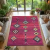 Alfombra de terciopelo cristal estilo marroquí Amazon para sala de estar, alfombra para sofá y mesa de café, alfombra decorativa de hotel, felpudo