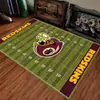 Alfombras temáticas de equipos de fútbol americano transfronterizos para la decoración de la sala de estar del hogar, duraderas, resistentes a las manchas y fáciles de mantener, disponibles para venta al por mayor