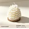 Velas aromáticas de piña hechas a mano transfronterizas, adornos creativos de piña de cera de soja para Navidad, colgantes, decoraciones estilo Ins