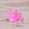 Paisagem miniatura transfronteiriça, acessórios de decoração DIY criativos e fofos de animais marinhos brilhantes, tubarão e hexápode, pequenos ornamentos
