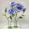 Boda Rosas Artificiales Hechas a Mano Accesorios de Boda Arte de Papel Gigante Centro Comercial Productos Terminados Exhibición Decoración Arreglo Día de San Valentín