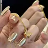 Pulseira de Design Tendência de Alta Qualidade Sólida Cavalo de Madeira Pingente Corrente de Suéter Atacado
