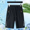 Pantalones Cortos de Seda de Hielo de Alta Gama de Secado Rápido para Ropa Exterior de Verano para Hombre Marca de Moda Holgados Rectos Deportivos Casuales Pantalones Cortos Delgados