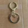Chaveiro com fecho de lagosta galvanizado, acessório de argola de chave de metal, fecho de mola para bolsa, fivela de pendurar para bolsa de metal, pingente decorativo