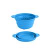 Cesta de Drenagem de Silicone Amazon Coador Dobrável de Aço Inoxidável Cesta de Vegetais para Pia de Cozinha Cesta de Frutas Doméstica Retrátil