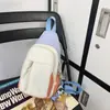 Bolso Cruzado para Mujer Moda Trendy Bolso de Cintura Deportivo Multifuncional Bolso de Pecho Nueva Llegada Un Hombro Estudiante Campus Mochila Pequeña Mujer