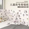Adesivo à Prova de Óleo Desenho Animado Adesivo de Parede para Cozinha Adesivo de Parede para Fogão Coifa Filme Decorativo à Prova d'Água Resistente a Altas Temperaturas