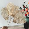 Materiais Florais para Véspera de Ano Novo Transfronteiriços, Eucalipto, Pequenas Frutas Vermelhas, Flores Artificiais Douradas para Festas de Natal e Ano Novo