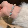Nuevo estilo chino ~ pulsera retro con cuentas de piedra Shoushan apiladas que combinan con todo para hombres y mujeres, exquisita y fresca pulsera para novias, joyería
