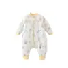 Saco de Dormir Acolchoado Espesso 120g para Bebê com Seda de Amora Outono/Inverno Classe A Manga Longa com Pé Anti-Chute