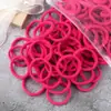 Elásticos de Cabelo Ensacados por Atacado, Elásticos de Borracha de Alta Elasticidade para Mulheres, Círculos Soltos Adultos, Círculos Lisos, Acessórios de Cabelo Tiara Estilo Coreano Estilo Ins