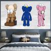Tela de Fondo Nórdica Kaws Sesame Street Tela de Fondo de Dibujos Animados Tela de Pared para Transformación de Habitación Decoración de Cabecera Tela Colgante para Animación en Vivo