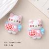 Dibujos animados diy resina accesorios accesorios niña gatito pegamento crema hecho a mano horquilla funda para teléfono móvil accesorios hebilla de zapato lote