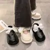 Sandálias de Sola Grossa para Mulheres 2025 Novo Verão Roupa Externa Sandálias Casuais Versáteis da Moda Sandálias de Praia com Laço para Mulheres