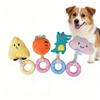 Juguetes para Perros de Mascotas al por Mayor del Fabricante, Juguetes de Peluche Resistentes a Mordidas, Juguetes que Hacen Sonido, Anillos de Masticar para Cachorros y Gatos para la Dentición y Alivio del Aburrimiento