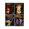 Nuevo Libro de Pintura Creativa de Graffiti para Niños con Animales 3D para Rascar Aventura Bajo el Mar Caperucita Roja Tarjeta para Rascar