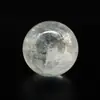 Adornos de Bola de Cristal Natural, Piedras Crudas de Cristal, Pulidos Varios Materiales, Ágata de Piedra Natural, Cristales, Cuentas Sueltas al por Mayor