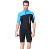 Traje de Neopreno Entero al Por Mayor de Fábrica para Mujer de Manga Corta con Shorts 1.5mm Protección Solar Snorkel Surf Traje de Baño Húmedo Cálido para Hombre