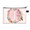Bolsa Cosmética Estampada a Doble Cara con Letras A- Z Transfronteriza Patrón de Letras Bolsa con Cremallera Bolsa de Muestra Bolsa de Almacenamiento para Viaje