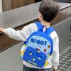 Mochila Escolar para Niños Robot de Dibujos Animados Mochila Escolar de Jardín de Niños Mochila de Dibujos Animados para Niños y Niñas de 3 a 5 Años