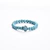 Pulsera Elegante Sencilla para Mujer con Perlas de Cristal Rosa Ágata Tortuga Verano Playa Exótica Personalizada