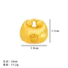 Hangzhou Lingyin Wenchuang Bolsa de Dinheiro de Cabacinha Pingente de Paz e Alegria DIY Bolsa Chaveiro Pingente Portátil Venda por Atacado