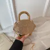 Bolsa Nova Transfronteiriça de Acrílico Verão 2026 Strass Moda Personalizada Bolsa Feminina Pérola Bolsa de Braço Bolsa com Corrente