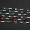 Cadena de Joyería Hecha a Mano DIY Accesorios Mariposa Espaciador Perla Cadena de Cobre Pendientes Borla para Ropa Materiales Hechos a Mano Venta al por Mayor