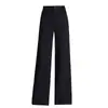 Pantalones de Mujer Ajustados de Pierna Ancha con Efecto Plisado, Nuevo Estilo Primavera/Otoño 2026, Pantalones Sueltos de Pierna Recta, Pantalones de Traje Casual Versátiles de Cintura Alta