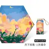 Paraguas Plegable Portátil para Mujer con Estampado de Ilustración Dibujada a Mano, Sombrilla Compacta y Portátil, 40% de Descuento