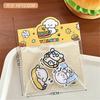 Broche Pingente Original de Capivara Fofa terno Bolsa Coração de Menina Acessórios de Decoração de Roupas Chaveiro Cartoon Pendurado