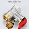 Válvula mezcladora para calentador de agua eléctrico accesorios de ducha de montaje exterior con interruptor completo de calor y frío grifo de válvula mezcladora en forma de U universal