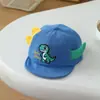 Chapéu de bebê, outono, grosso, desenho animado, dinossauro, aba macia, boné de beisebol, boné moderno com punho, boné bico de pato infantil, transfronteiriço