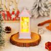 Lámpara de viento navideña, candelabro, luz de noche para ancianos, decoración de muñeco de nieve, luz de noche, adornos de escritorio, decoraciones navideñas